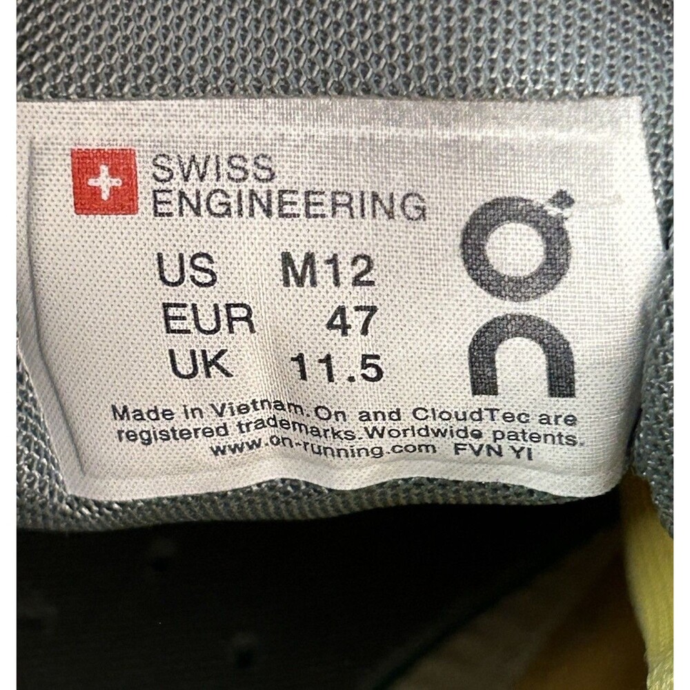 Men's On Cloudflow Citrus/Sea Running Shoes Size 12 - Picture 8 of 8